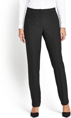 Savoir Confident Curves Straight Leg Trousers With Tummy Control Shaping Panel