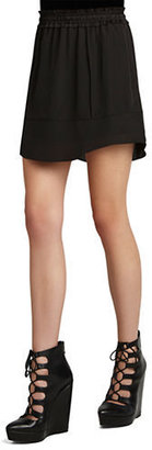 BCBGeneration Shirred Waistband Skirt