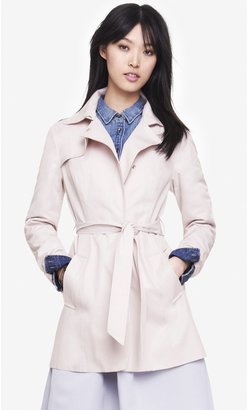 Express Fit And Flare Trench Coat