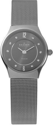 Skagen 233XSTTM Classic Grey Titanium Ladies Mesh Watch