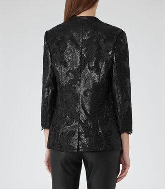 Reiss 1971 Cyrano SEQUIN LACE JACKET
