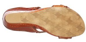 Spring Step 'Sesame' Leather Wedge Sandal
