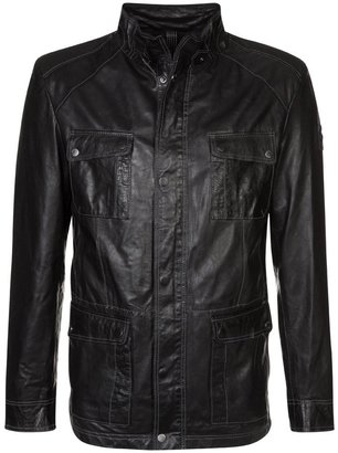 Milestone MORIS Leather jacket black