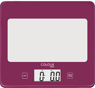 ColourMatch Square Digital Kitchen Scale - Purple Fizz