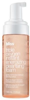 Bliss triple oxygen instant energizing cleansing foam