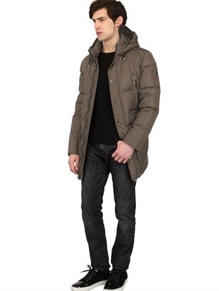 Add Down Techno Quilted Nylon Down Jacket