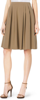 Michael Kors Pleated A-Line Dance Skirt