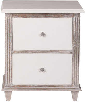 Houseology OH Maison Venise Side Table With Drawers White