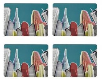 Ben de Lisi Home Set of four designer skyline printed placemats