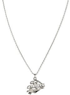 ASOS Aloha Charm Necklace - Silver