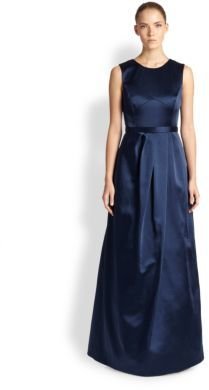 Jason Wu Fitted Satin Gown