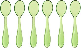 Guzzini Set of 6  teaspoons cm12 feeling green