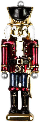 Jones New York Brooch, Gold-Tone Multi-Color Nutcracker Pin