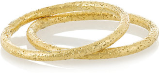 Carolina Bucci Set of two 18-karat gold rings
