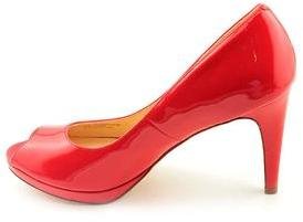 Cole Haan Chelsea OT.High.Pump Womens Open Toe Patent Leather Pumps Heels Shoes