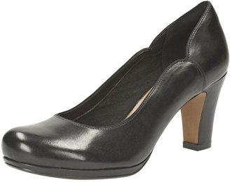 Clarks Chorus Nights Leather Court Shoes