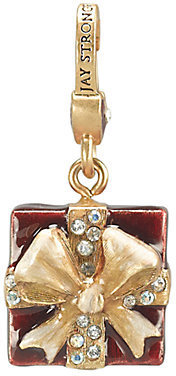 Jay Strongwater Present Crystal Charm