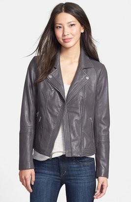MICHAEL Michael Kors Leather Moto Jacket (Online Only)