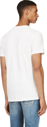 Balmain White American Crest T-Shirt