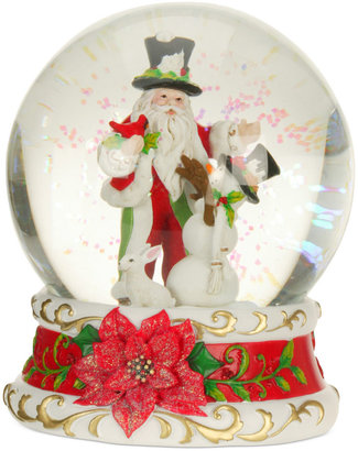 Mark Roberts Santa and Snowman Snow Globe