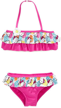 Hello Kitty Girls' or Little Girls 2-Piece Bikini Swimsuit
