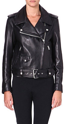 Acne Mape leather biker jacket