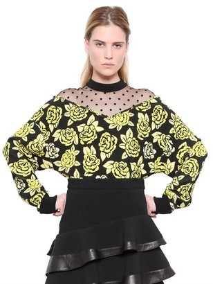 Ungaro Wool And Tulle Sweater