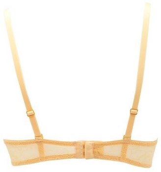 Charlotte Russe Contrast Lace Double Push-Up Plunge Bra