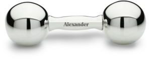 Cunill Personalized Silver Rattle