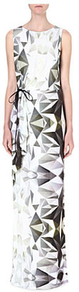 Dagmar Geometric print maxi dress