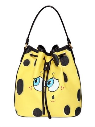 Moschino Spongebob Coated Canvas Bucket Bag