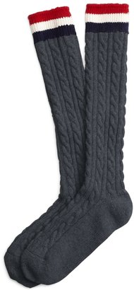 Brooks Brothers Cable Knit Socks
