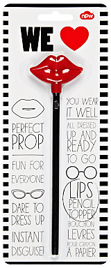 Natural Products Lips Pencil Topper, Red