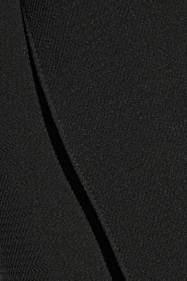Tibi Rosetta Getty Textured-crepe gown
