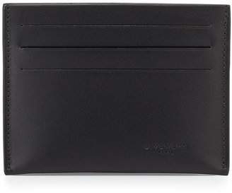 Givenchy Leather Card Case, Black