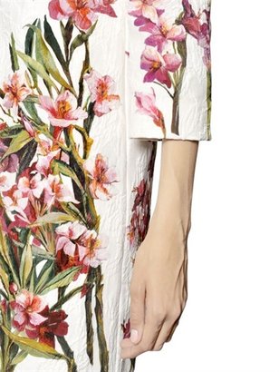 Dolce & Gabbana Cotton Silk Oleandro Brocade Coat