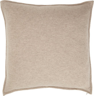 Arabella Rani Cross-Detailed Knit Throw Pillow