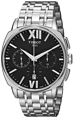Tissot Men's T0595271105800 Veloci-T Analog Display Swiss Automatic Silver Watch