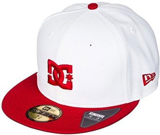 DC Men's Empire Se Hat, White/Red, 7 1/2