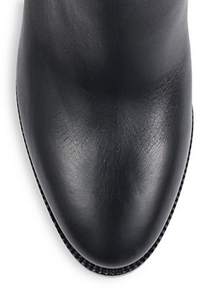 Ralph Lauren Collection Melanie Seamed Leather Boots