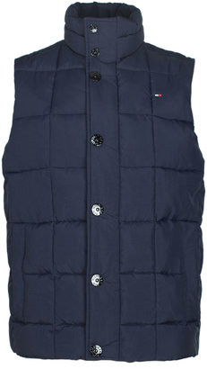 Tommy Hilfiger Navy Quilted Down Gilet