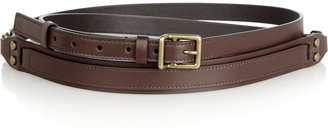 Lanvin Leather double-wrap belt