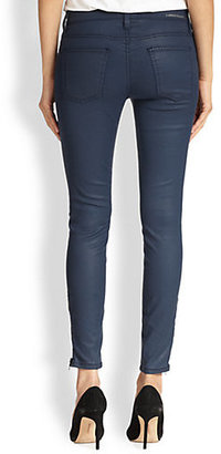 Current/Elliott Soho Stiletto Coated Zip Skinny Jeans