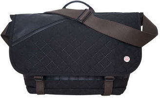 Token Quilted Grand Army Messenger Bag (Small) - Black Messenger Bags