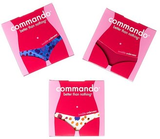 Commando Thongs - Confetti Low Rise, Set of 3 #GP012