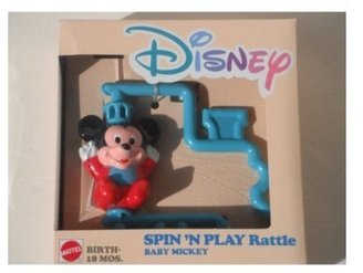 Disney SPIN'N PLAY Rattle BABY MICKEY