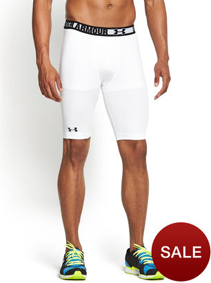 Under Armour Mens HeatGear Sonic Compression Shorts - White