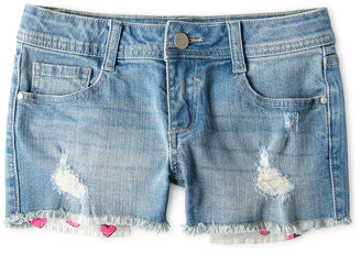 JCPenney Total Girl Destructed Cutoff Shorts - Girls 6-16 and Plus