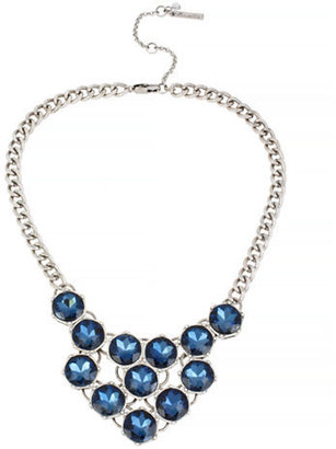 Kenneth Cole New York Midnight Sky Metal Glass  Necklace