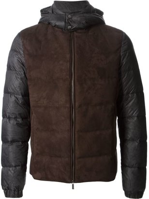 Etro panelled padded jacket